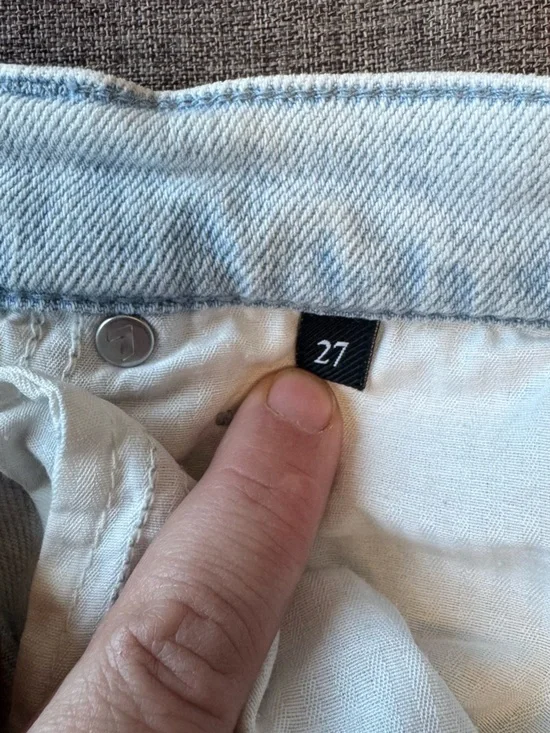 7 For All Mankind Luxe Vintage Ultra High Waist Cropped Jo Jeans Size 27 - Picture 7 of 8